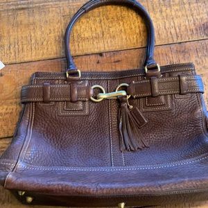 Coach soft pebble purse